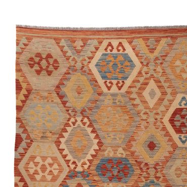 Kelim tapijt - Splash - 357 x 250 cm - gekleurd