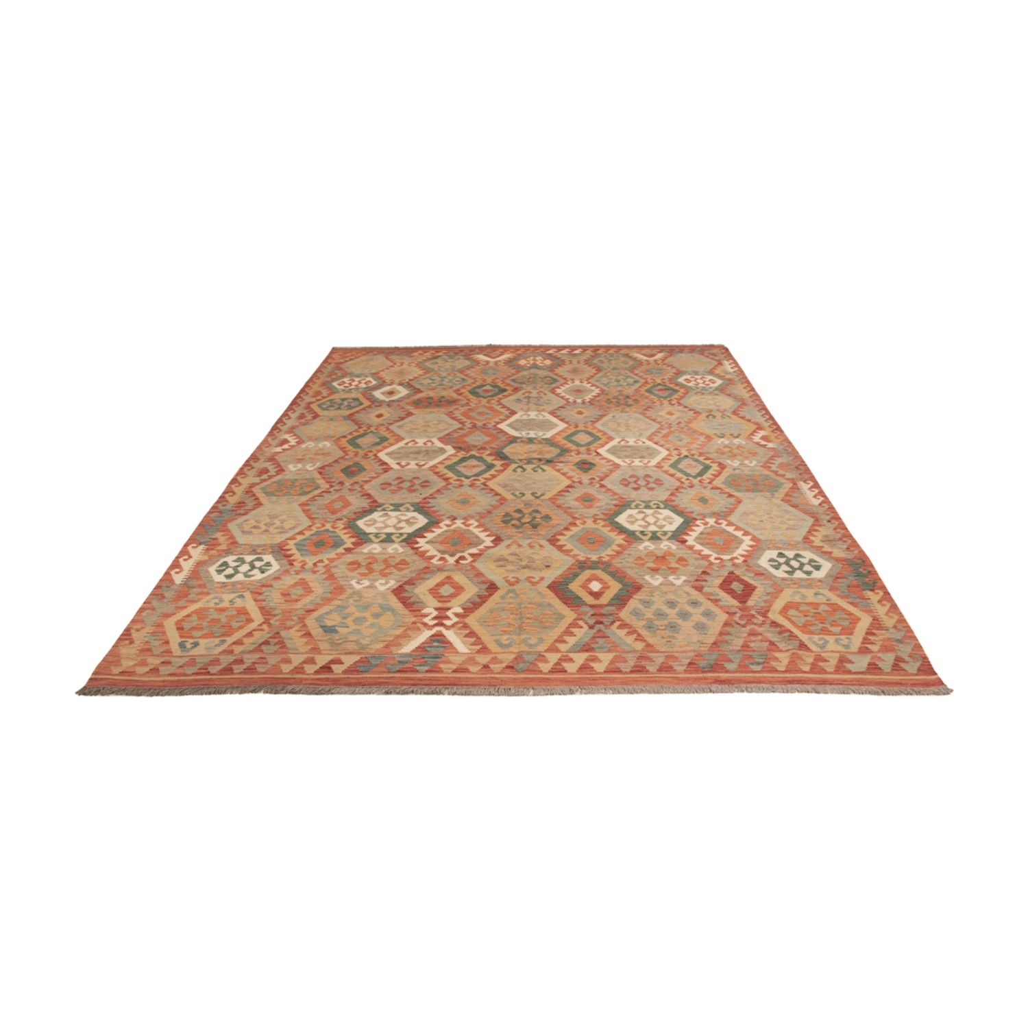 Kelim Rug - Splash - 352 x 256 cm - colorful