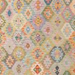 Kelim Rug - Splash - 375 x 303 cm - colorful