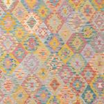 Kelim Rug - Splash - 393 x 307 cm - colorful