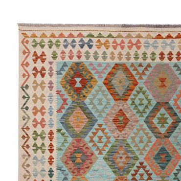 Kelimteppe - Splash - 347 x 258 cm - farget