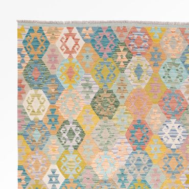 Tapete Kelim - Splash - 307 x 264 cm - colorido
