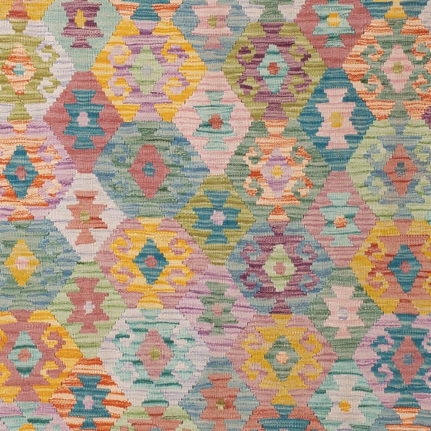 Kelim Rug - Splash - 336 x 259 cm - colorful