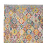 Kelim Rug - Splash - 336 x 259 cm - colorful