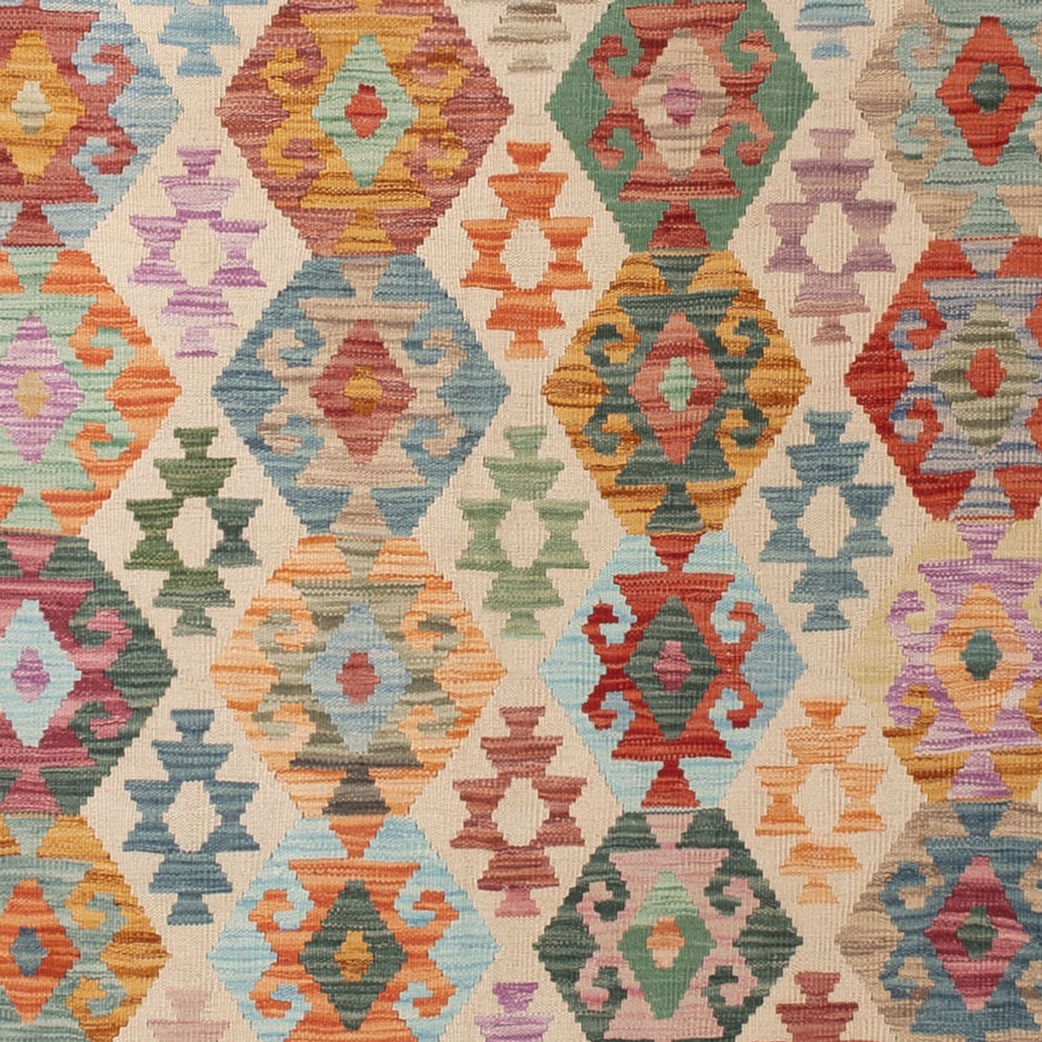 Dywan Kelim - Splash - 358 x 258 cm - kolorowe