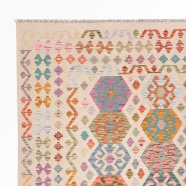 Tapete Kelim - Splash - 287 x 250 cm - colorido