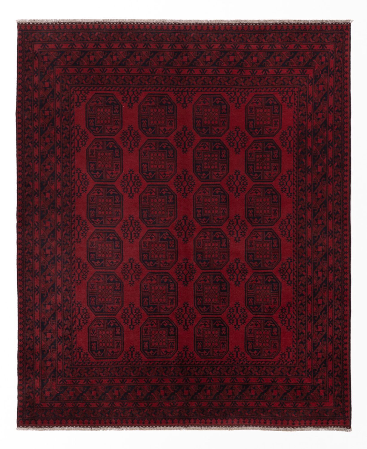 Afghan Rug - Filpa - 300 x 245 cm - red