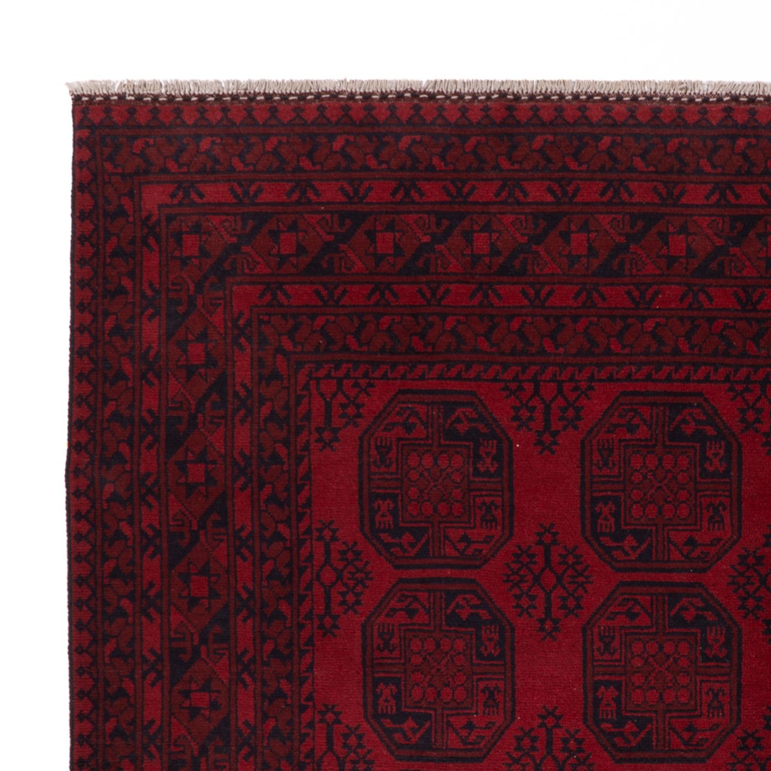Afghan Rug - Filpa - 300 x 245 cm - red