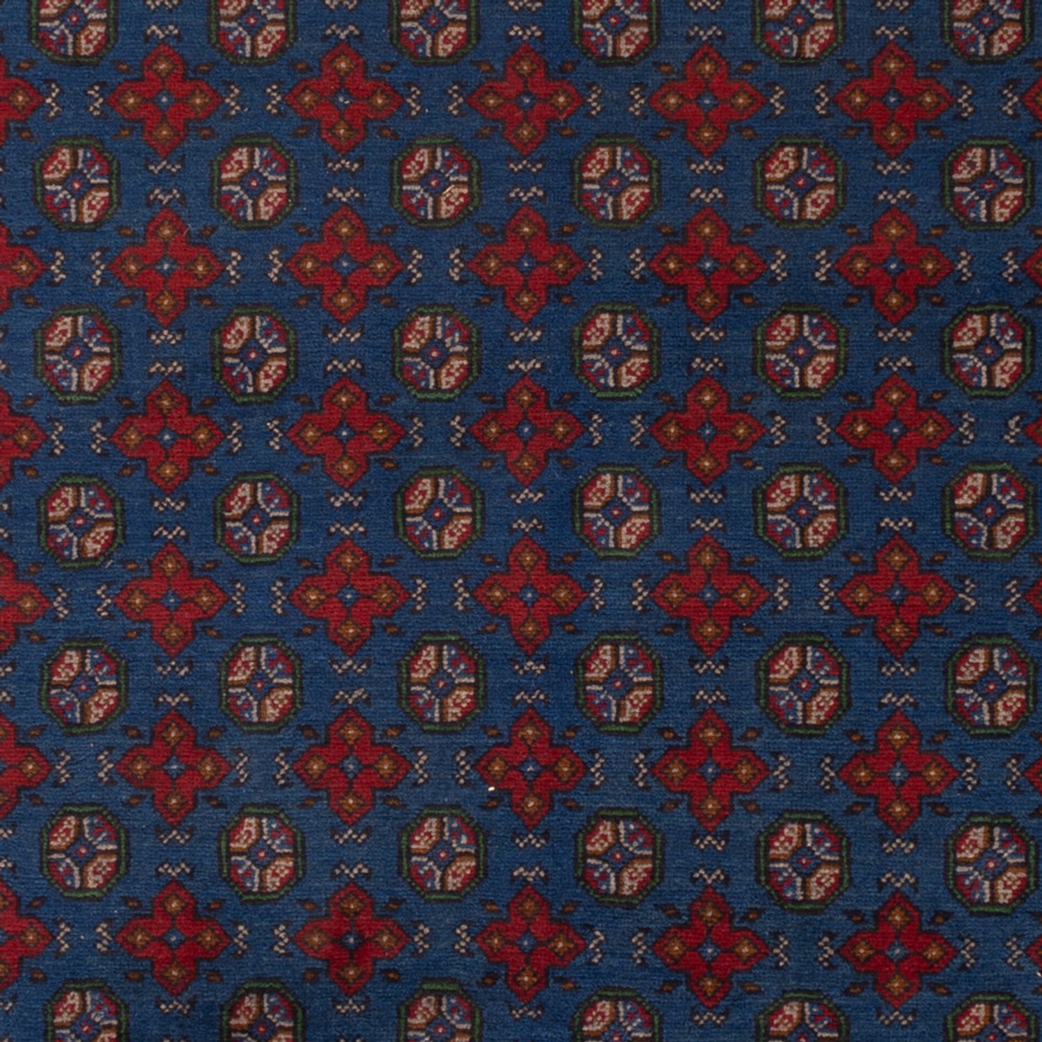 Afghan Rug - Filpa - 355 x 252 cm - blue
