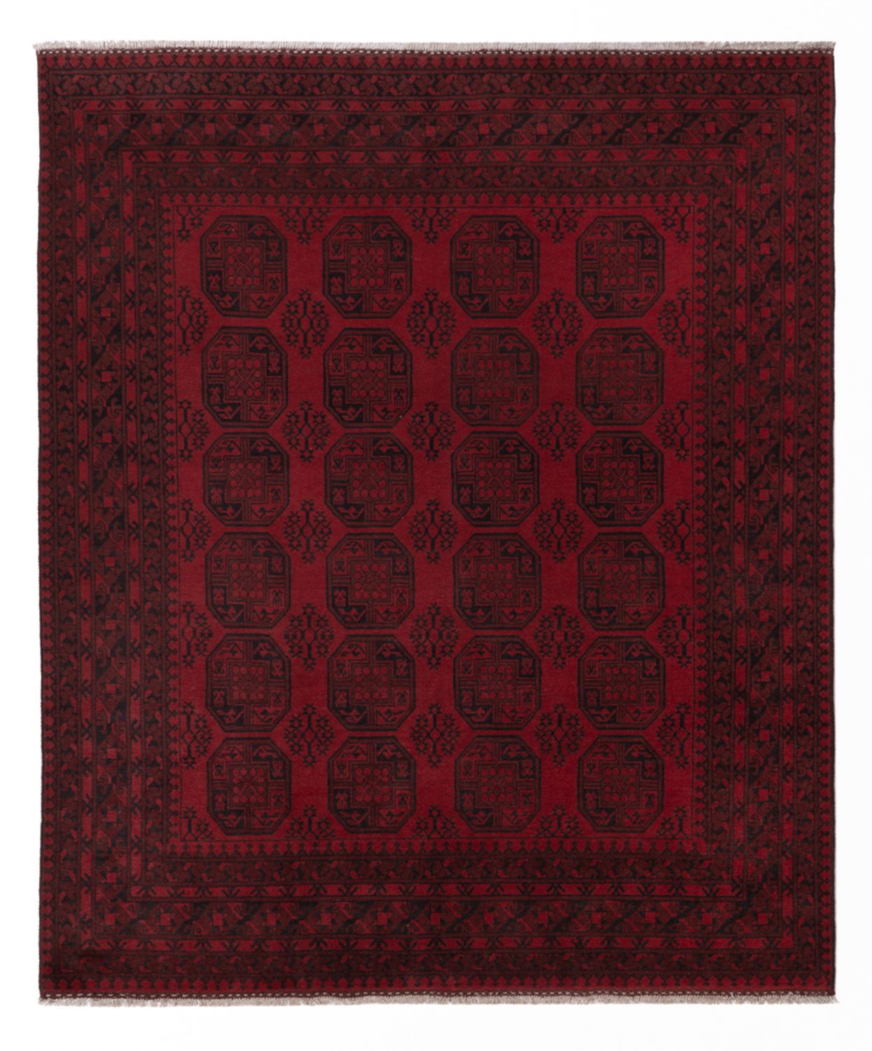Afghan Rug - Filpa - 301 x 249 cm - red