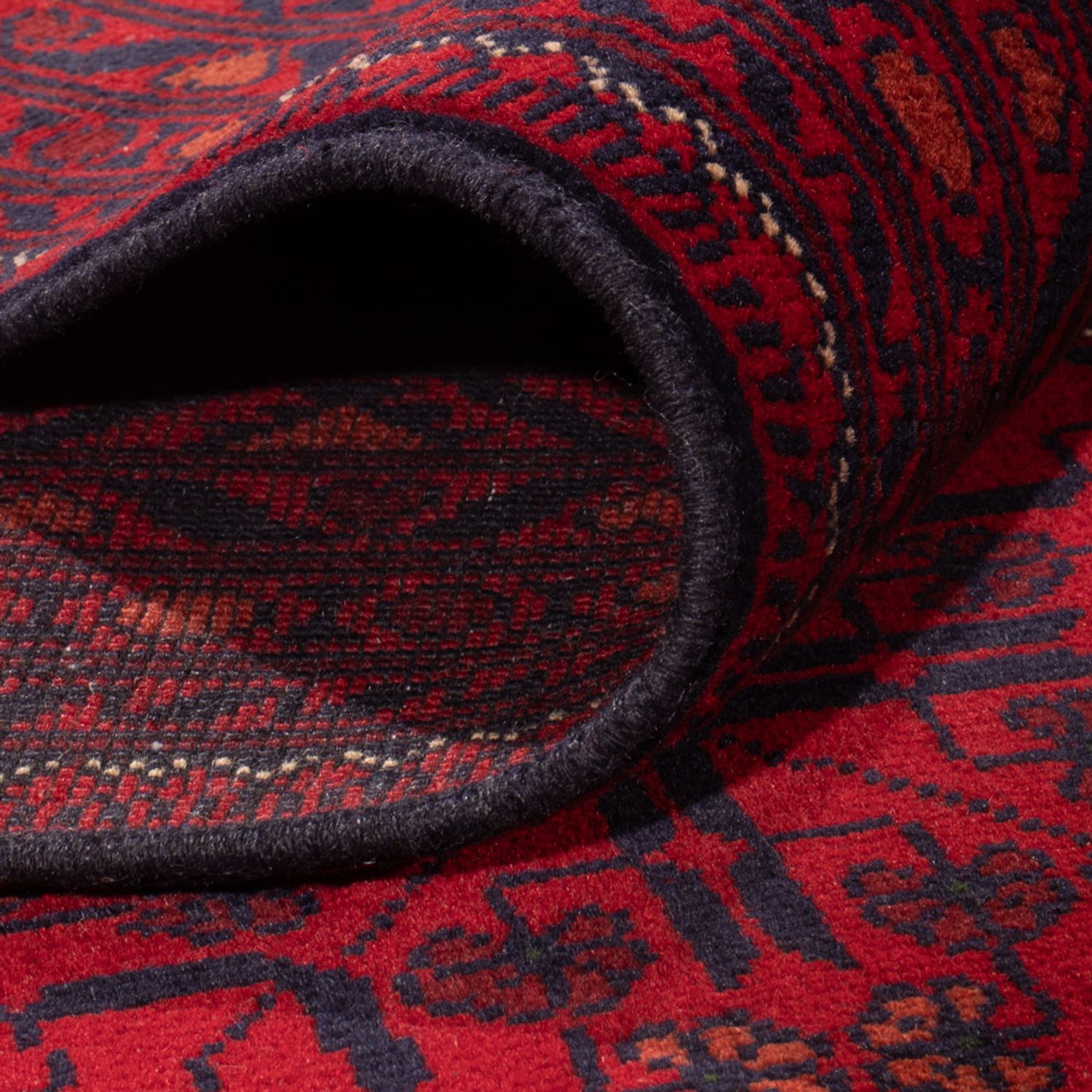 Afghan Rug - Kunduz - Royal - 366 x 255 cm - red
