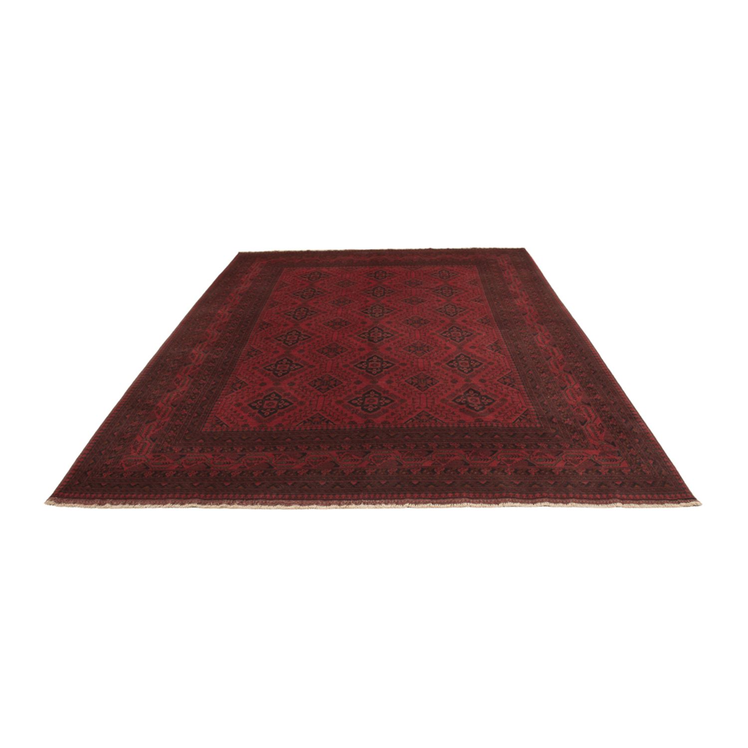 Afghan Rug - Kunduz - 350 x 253 cm - red