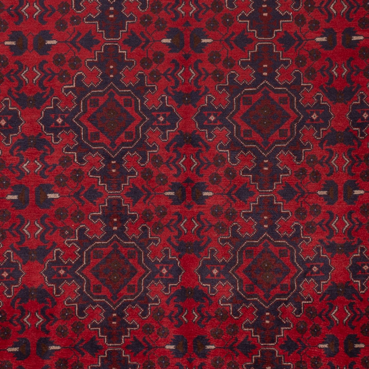 Afghánský koberec - Kunduz - 345 x 248 cm - červená