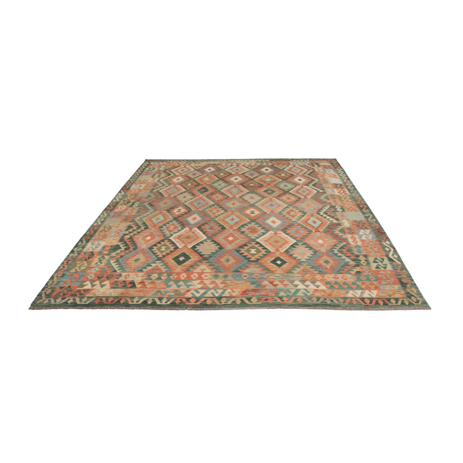 Kelim Rug - Splash - 353 x 251 cm - colorful