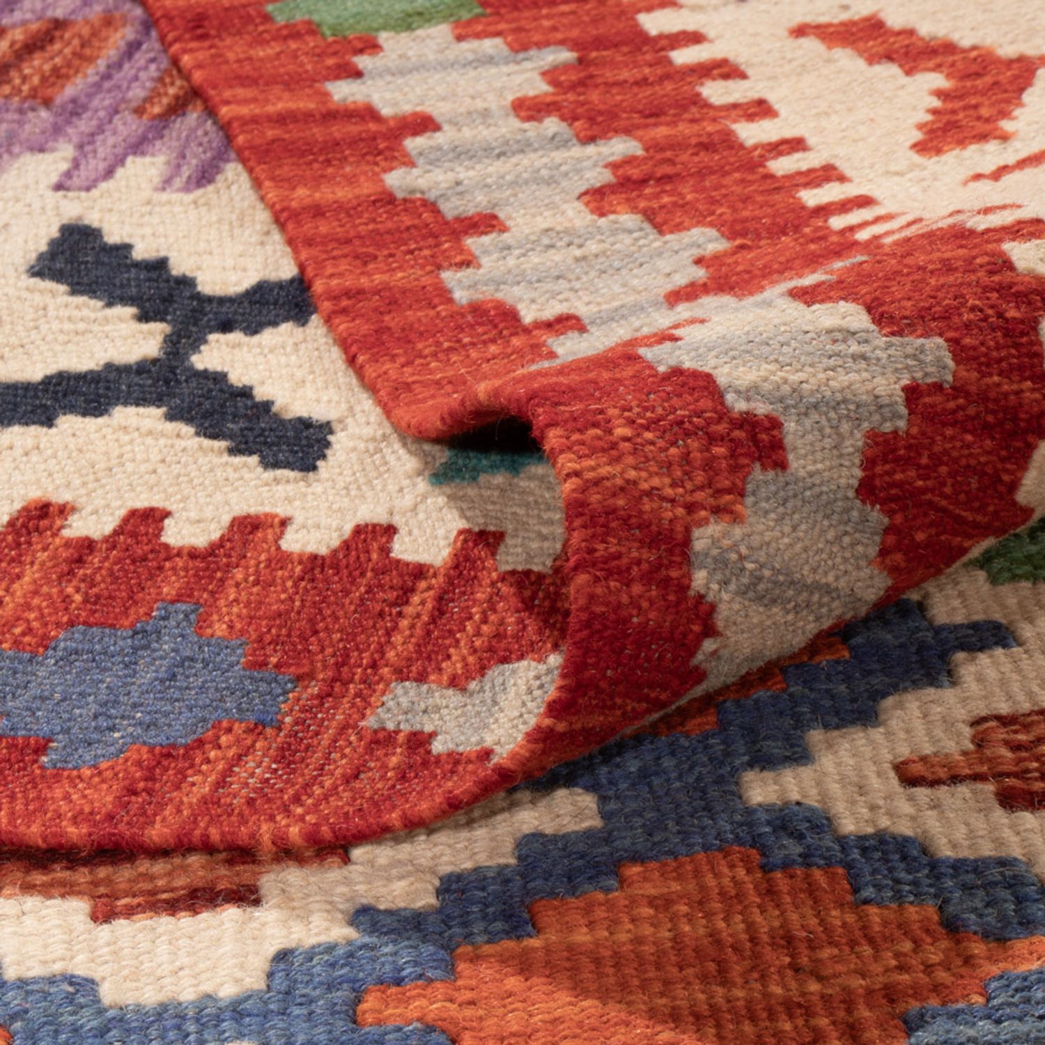 Kelim Rug - Splash - 348 x 249 cm - colorful
