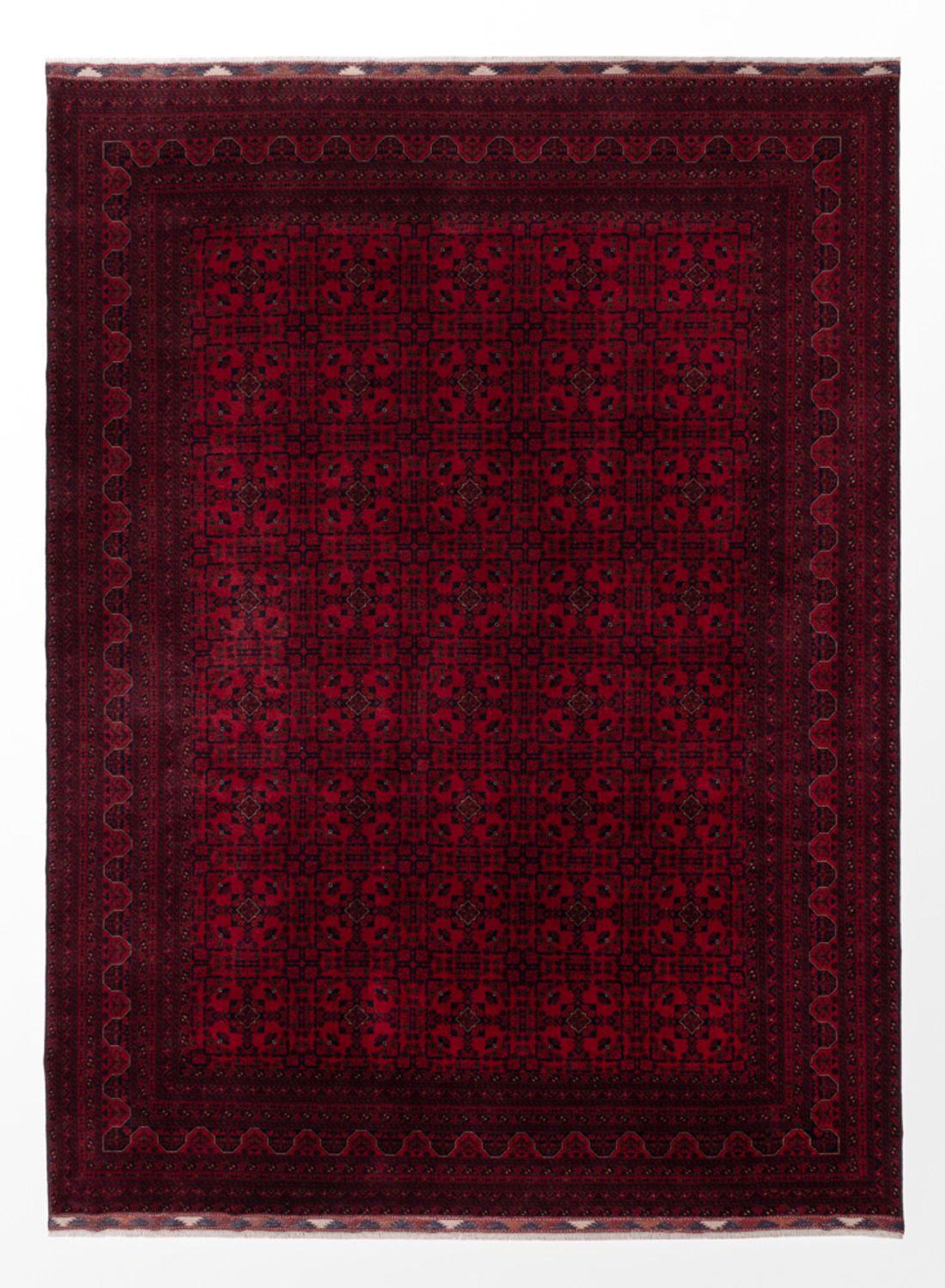 Afghan Rug - Royal - 350 x 254 cm - red