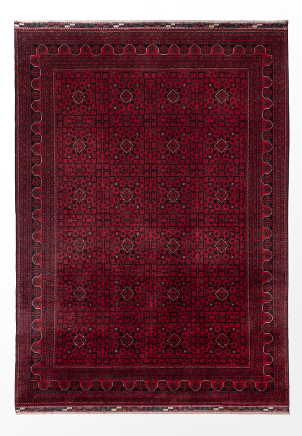 Afgański dywan - Kunduz - Royal - 350 x 246 cm - czerwony