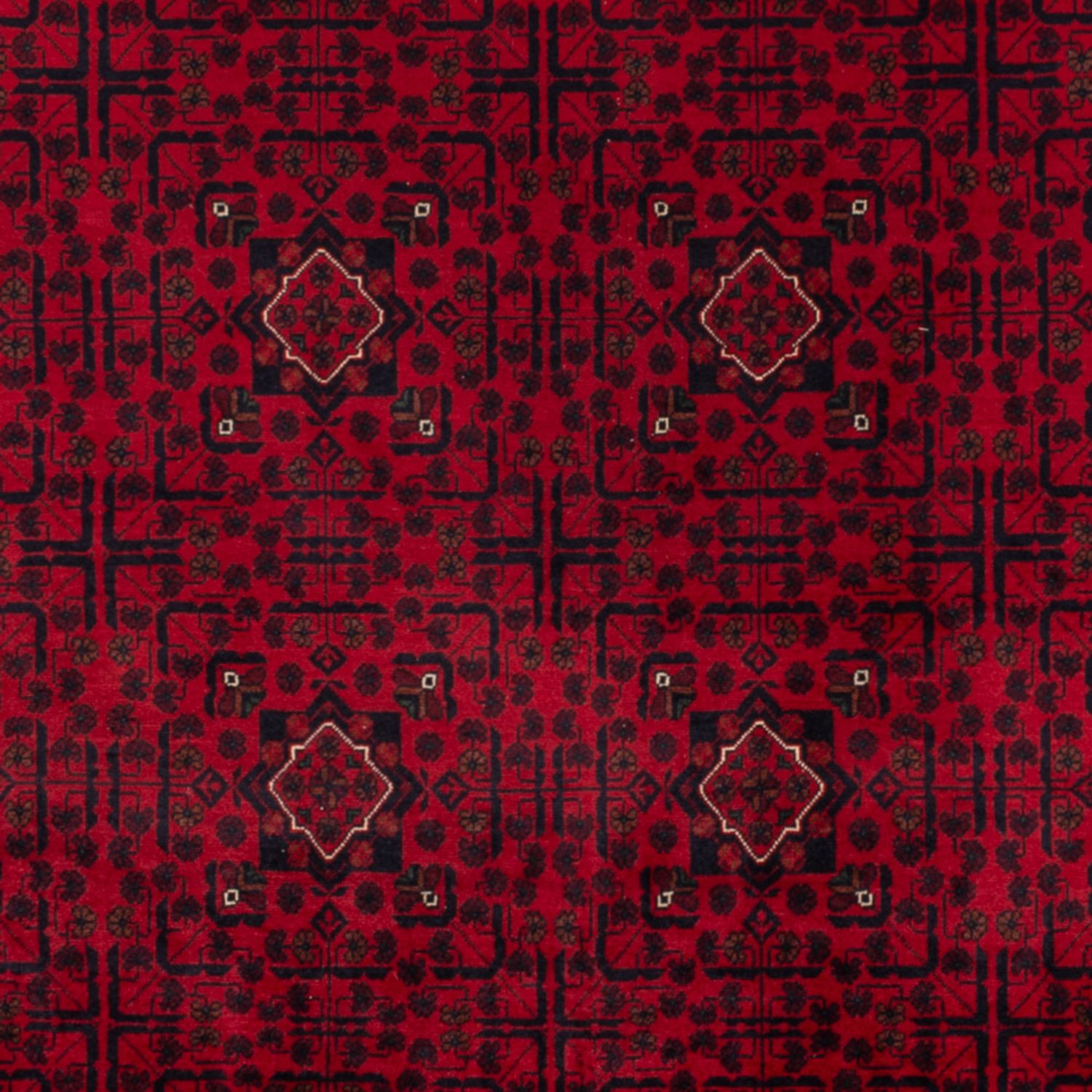 Afgański dywan - Kunduz - Royal - 350 x 246 cm - czerwony
