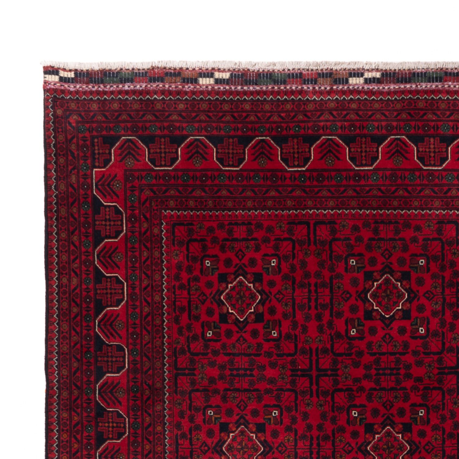 Afgański dywan - Kunduz - Royal - 350 x 246 cm - czerwony