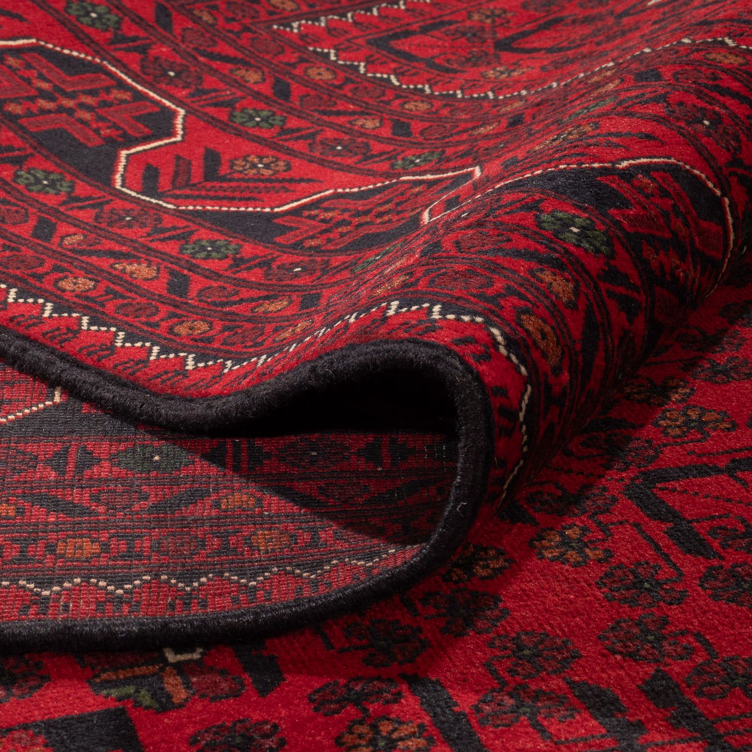 Afgański dywan - Kunduz - Royal - 350 x 246 cm - czerwony