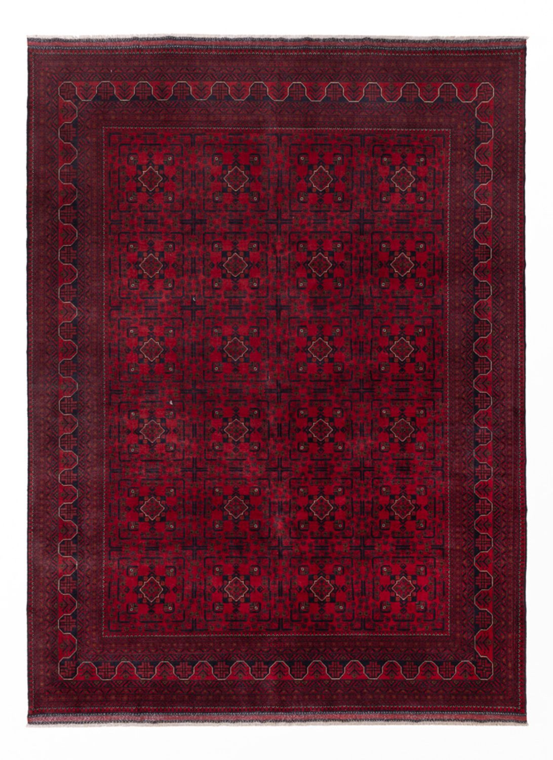 Afghan Rug - Kunduz - Royal - 346 x 250 cm - red