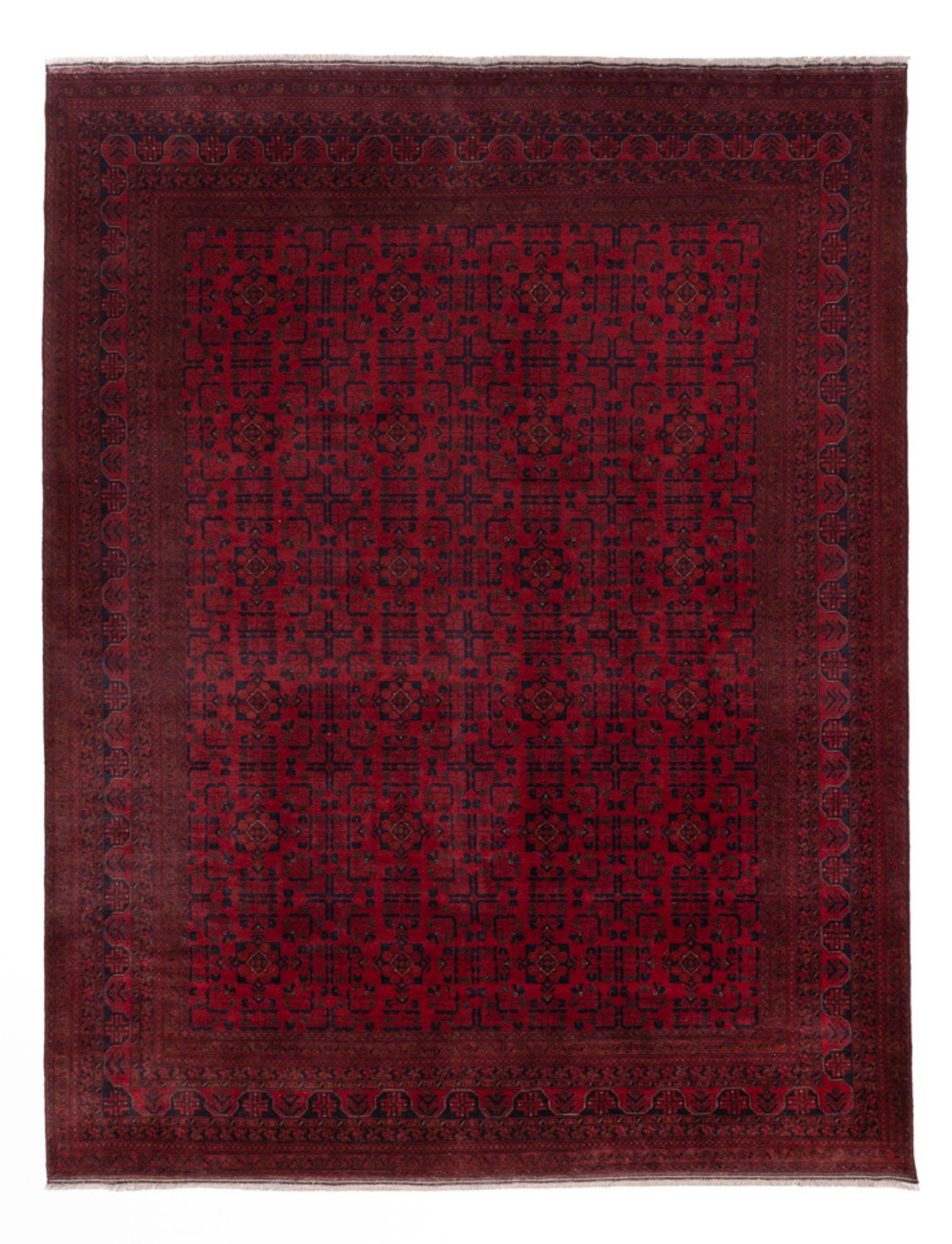 Afgański dywan - Kunduz - 348 x 264 cm - czerwony
