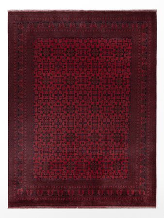 Afgański dywan - Kunduz - 351 x 254 cm - czerwony