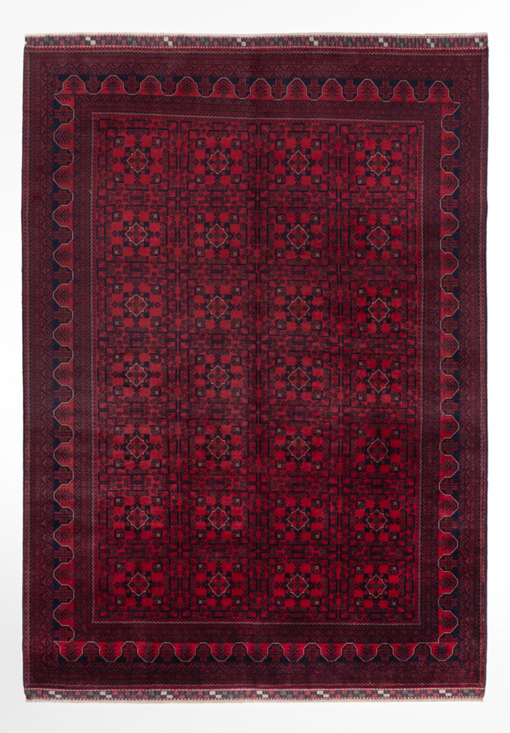 Afghan Rug - Kunduz - 351 x 247 cm - red