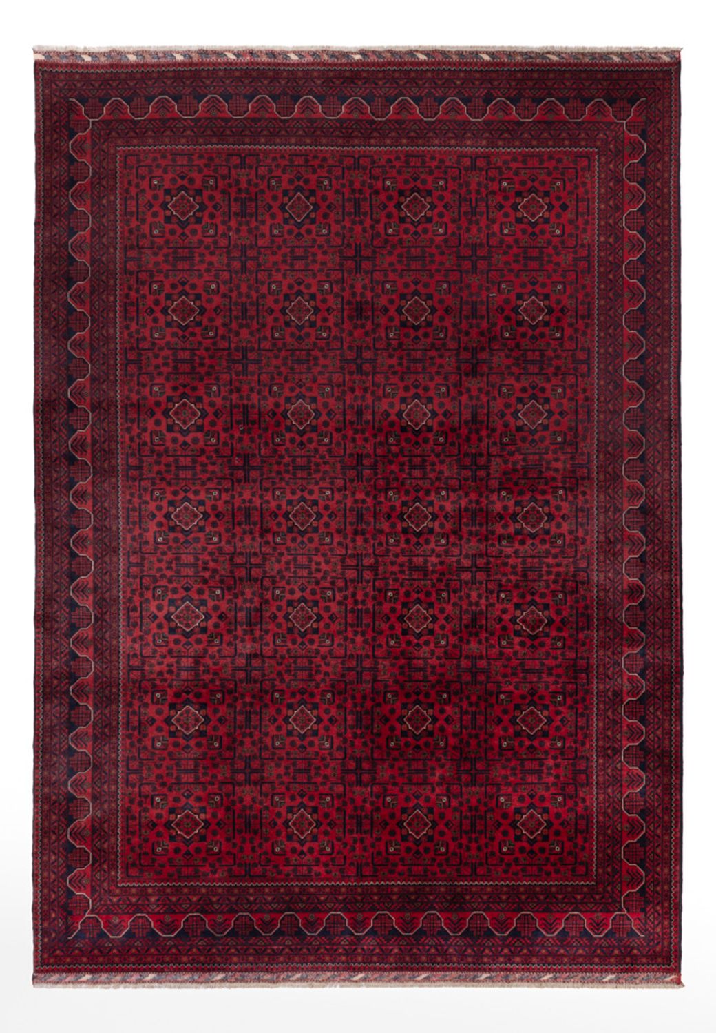 Afgański dywan - Kunduz - 357 x 248 cm - czerwony