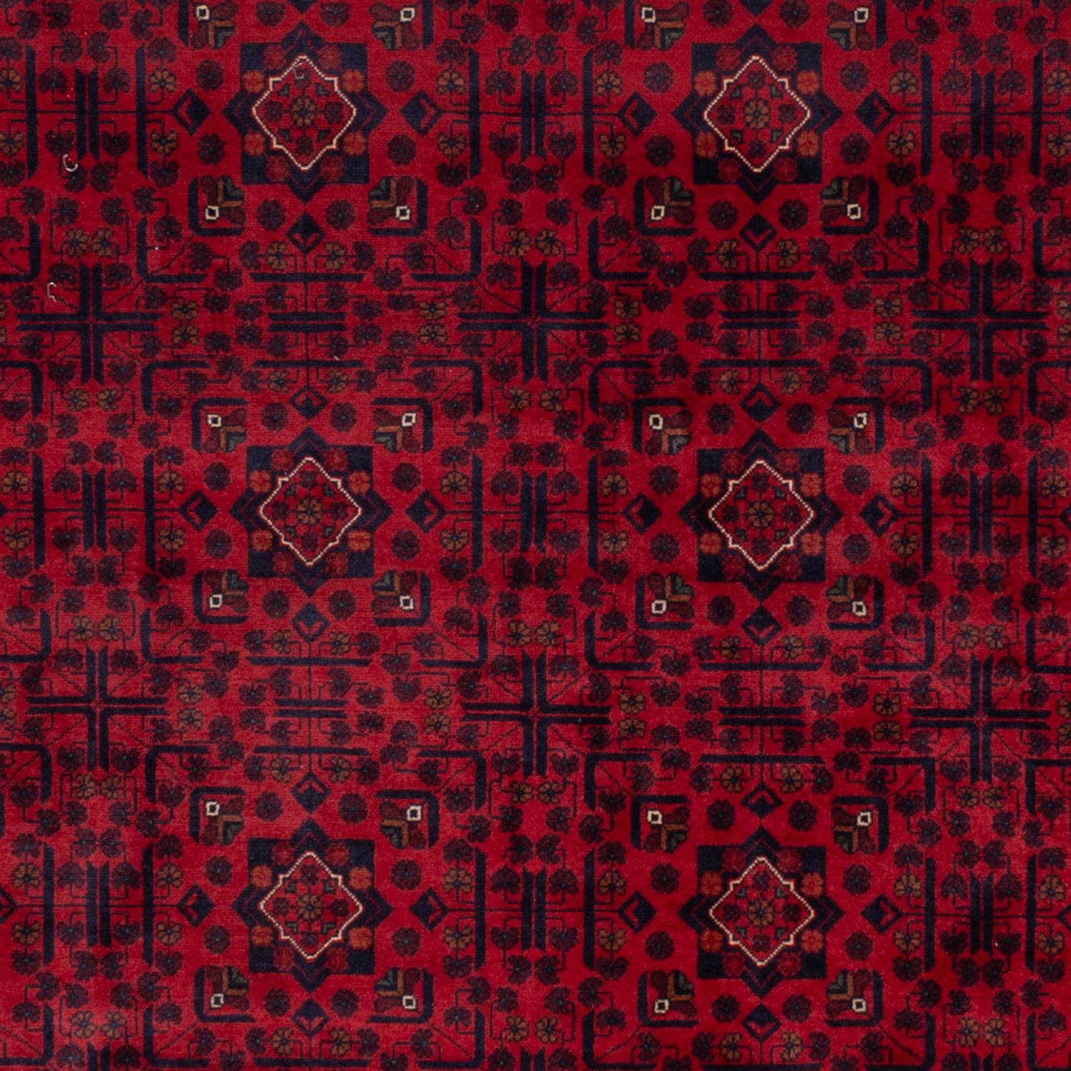 Afgański dywan - Kunduz - 357 x 248 cm - czerwony