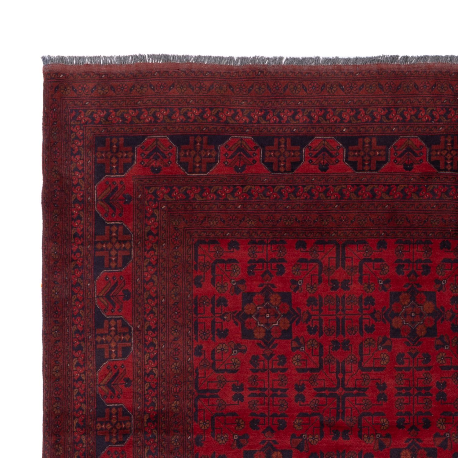 Afghánský koberec - Kunduz - 344 x 255 cm - červená