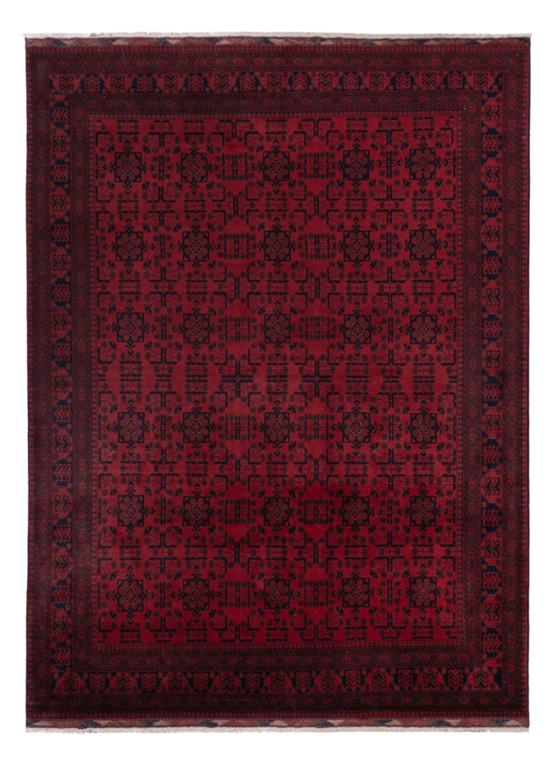 Afgański dywan - Kunduz - 349 x 251 cm - czerwony