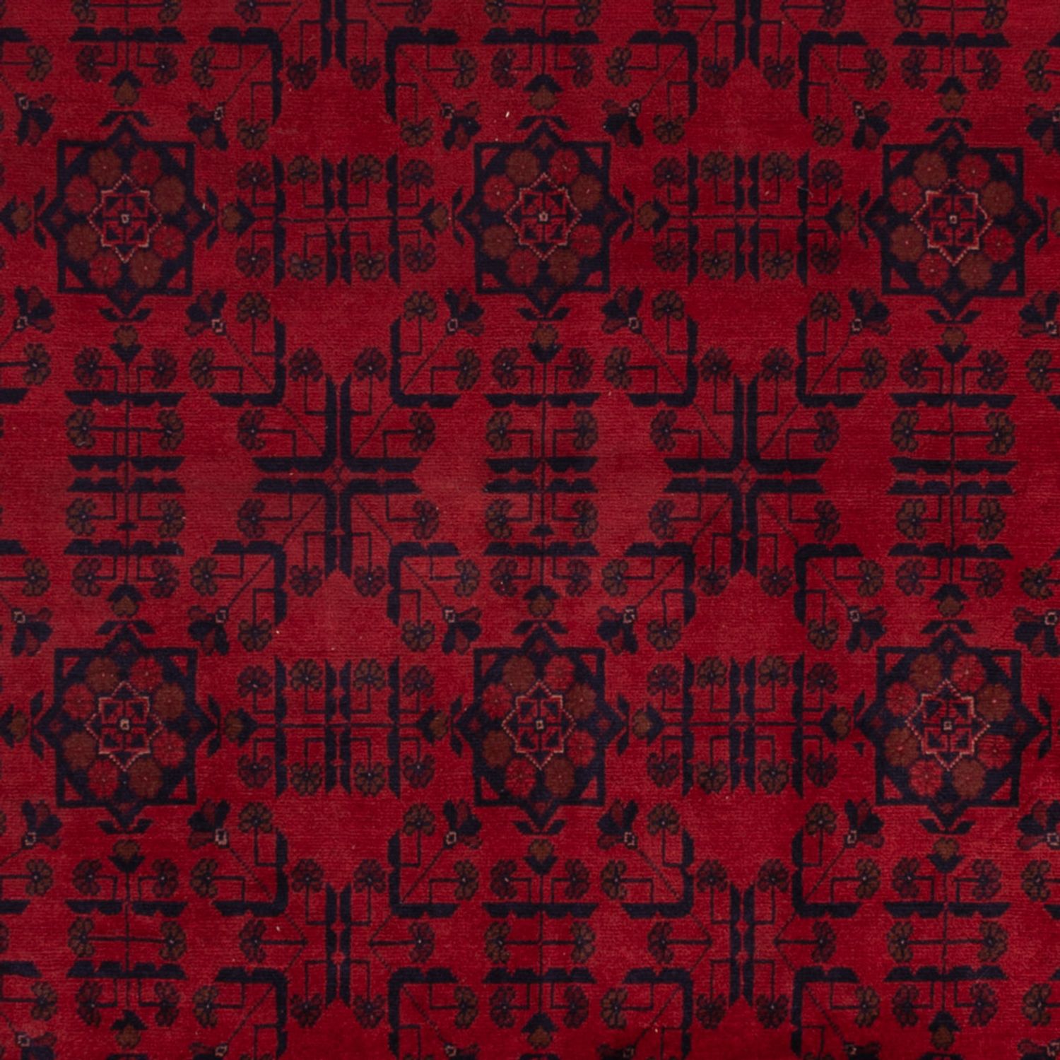 Afgański dywan - Kunduz - 349 x 251 cm - czerwony