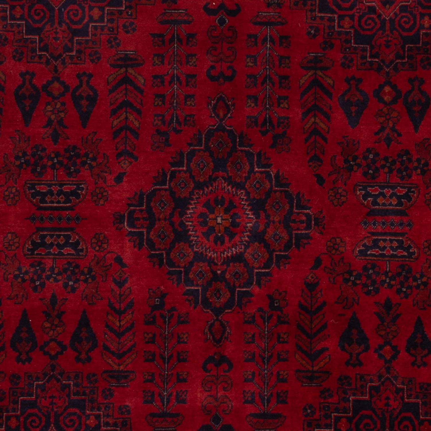 Afghánský koberec - Kunduz - 361 x 251 cm - červená