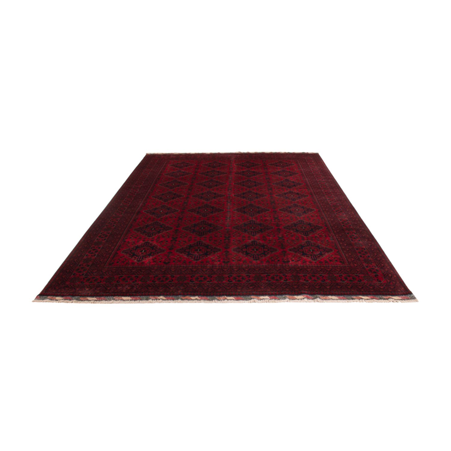 Afghan Rug - Kunduz - 346 x 249 cm - red
