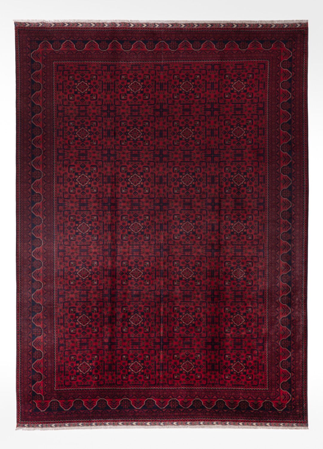 Afghánský koberec - Kunduz - 354 x 248 cm - červená