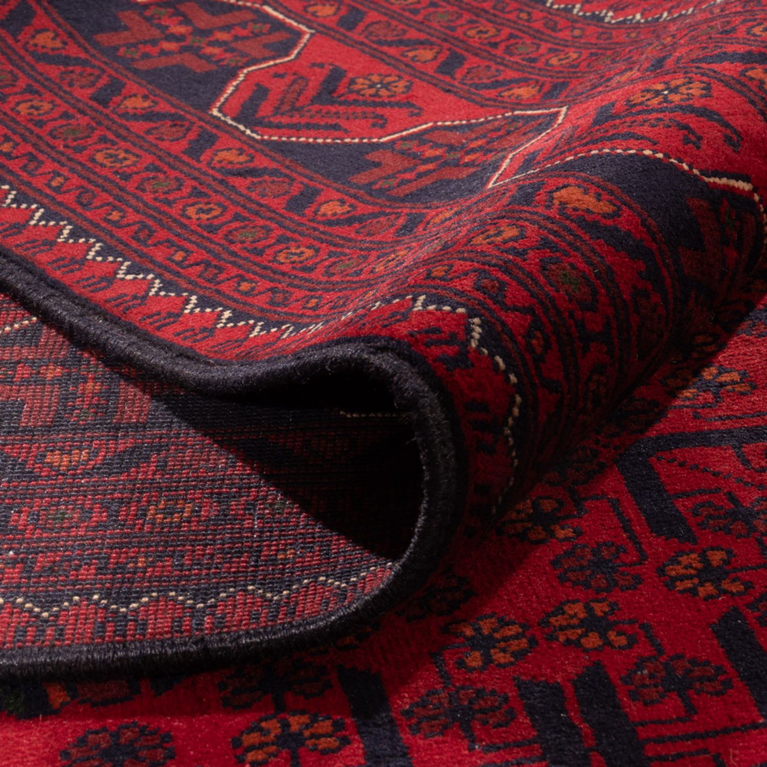 Afghánský koberec - Kunduz - 354 x 248 cm - červená