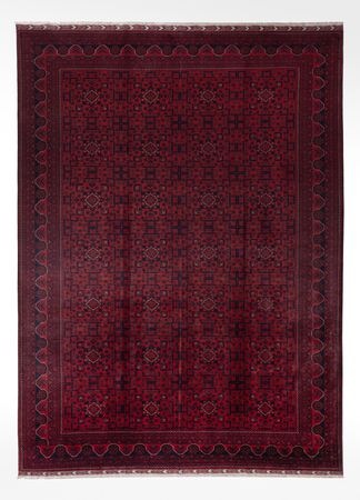 Afghánský koberec - Kunduz - 354 x 248 cm - červená