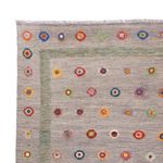Kelim Rug - Splash - 343 x 264 cm - grey