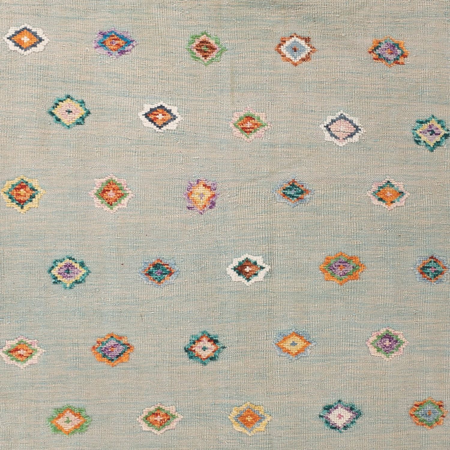 Kelimteppe - Splash - 357 x 256 cm - grå