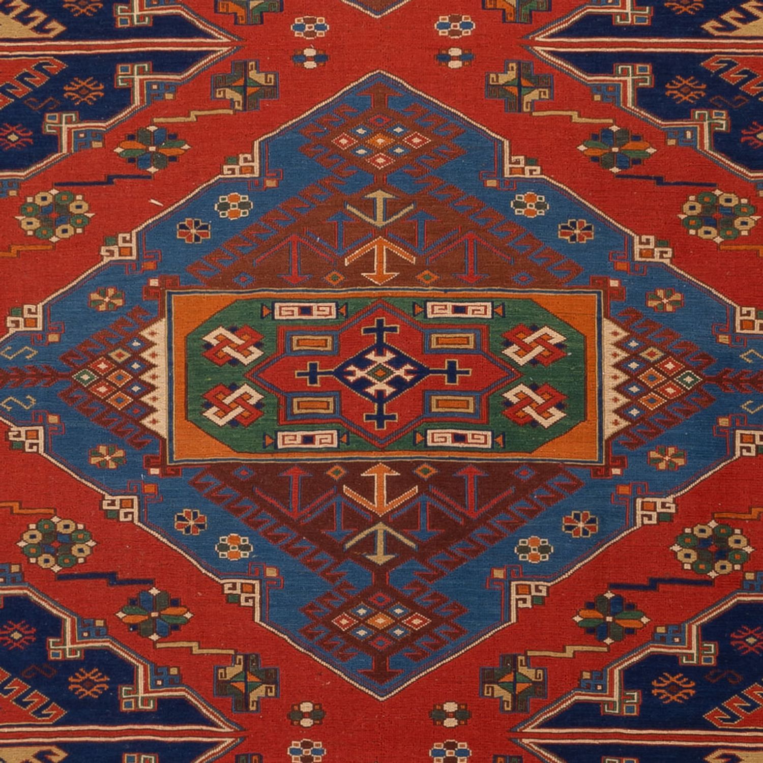 Kelim Rug - Oriental - Soumak - 294 x 204 cm - red