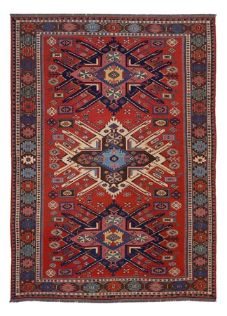Kelim Rug - Oriental - Soumak - 292 x 218 cm - red