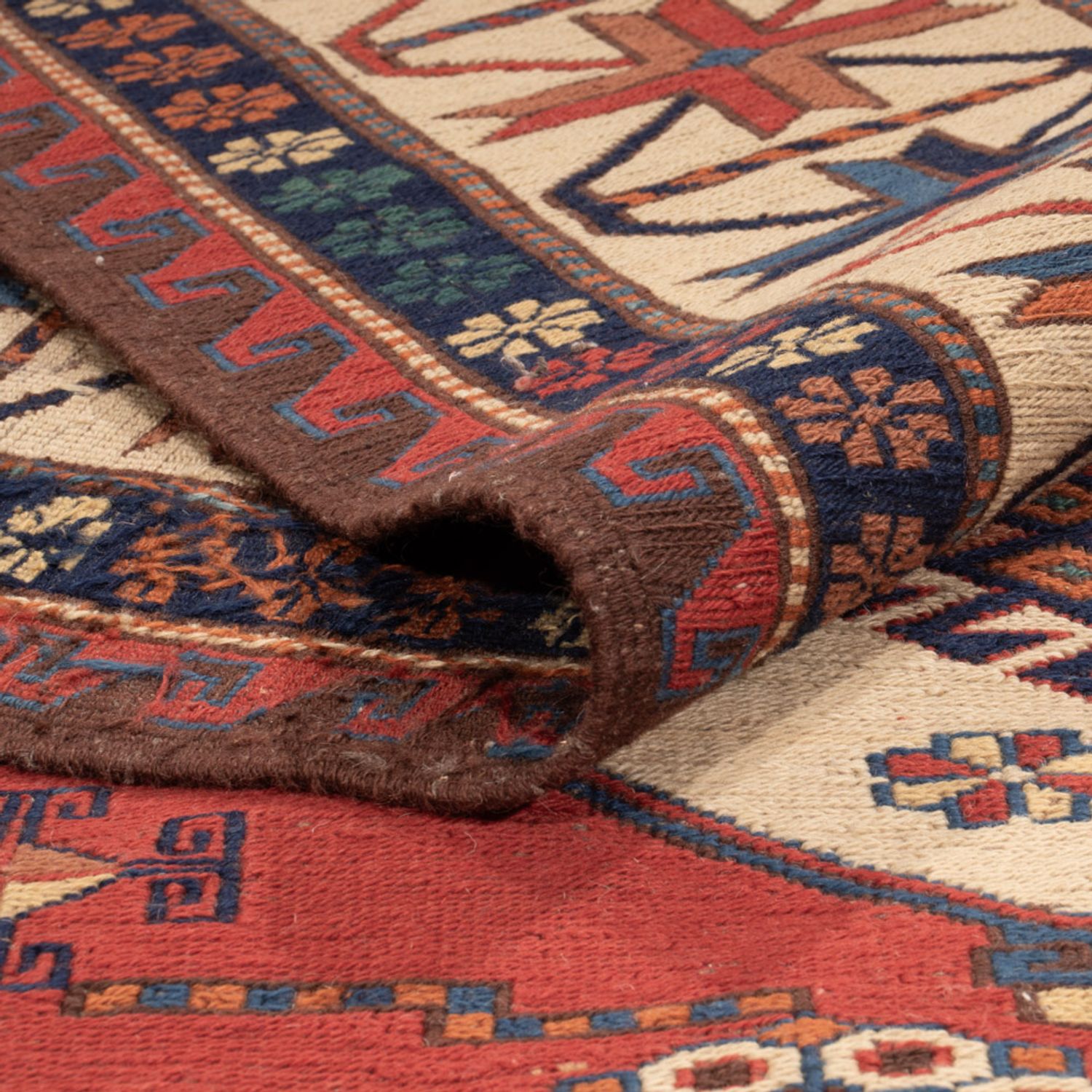 Kelim Rug - Oriental - Soumak - 282 x 204 cm - red