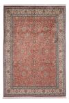 Sidenmatta - Kashmir Silk - 268 x 184 cm - ljusröd
