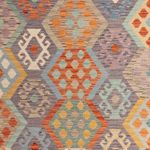 Kelim Rug - Splash - 294 x 252 cm - multicolored