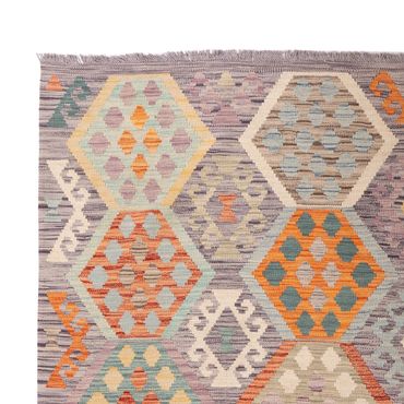 Kelimteppe - Splash - 292 x 197 cm - flerfarget