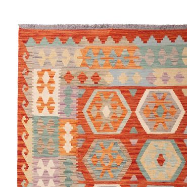 Tapete Kelim - Splash - 298 x 206 cm - multicolorido