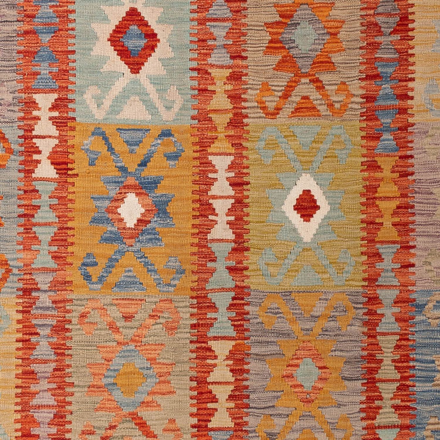 Dywan Kelim - Splash - 298 x 197 cm - wielokolorowy