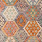 Kelim Rug - Splash - 298 x 199 cm - multicolored
