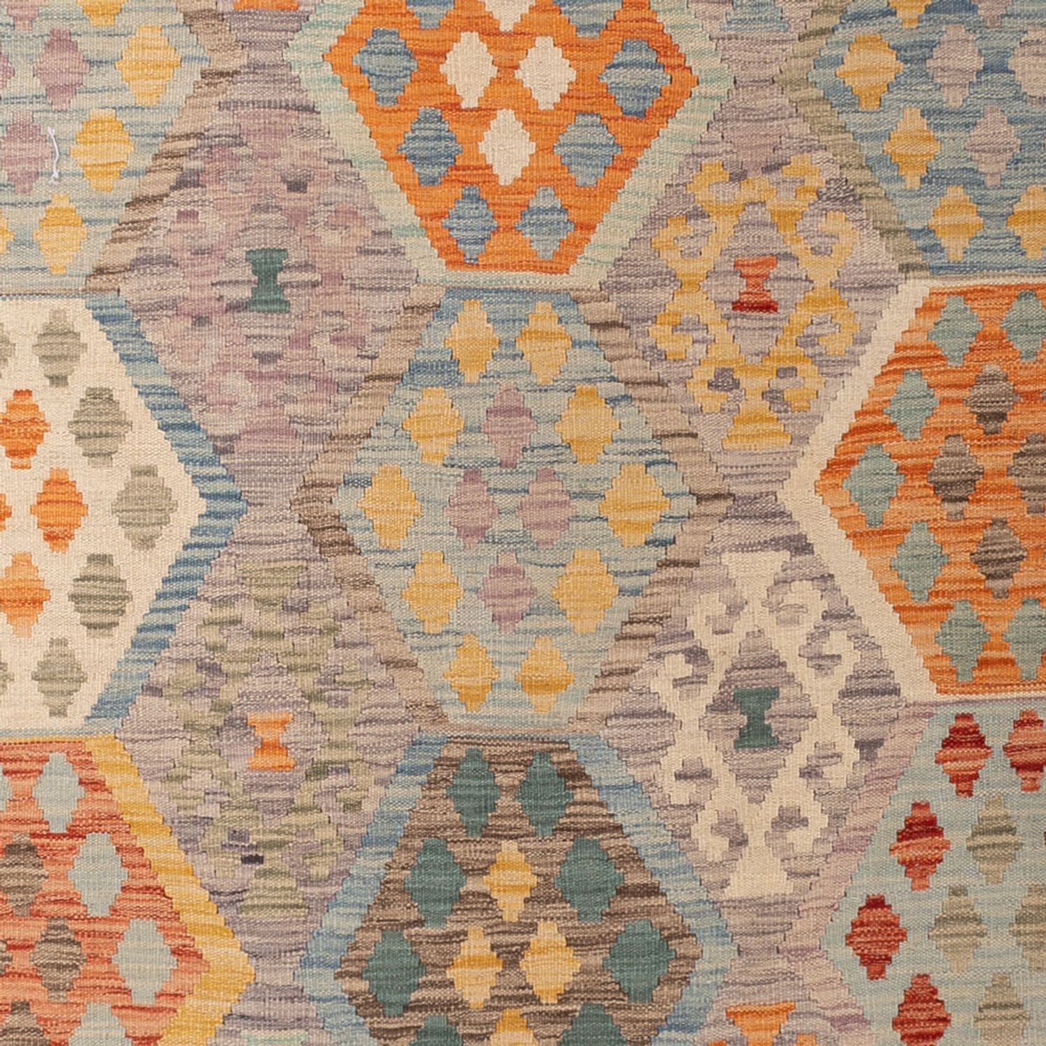 Kelim Rug - Splash - 298 x 207 cm - multicolored